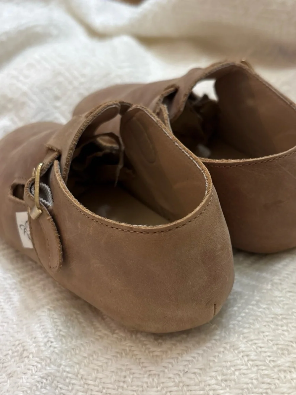 Little Love Bug Company brown leather shoes